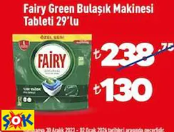 FAİRY GREEN BULAŞIK MAKİNESİ TABLETİ 29’LU FAİRY GREEN BULAŞIK MAKİNESİ TABLETİ 29’LU